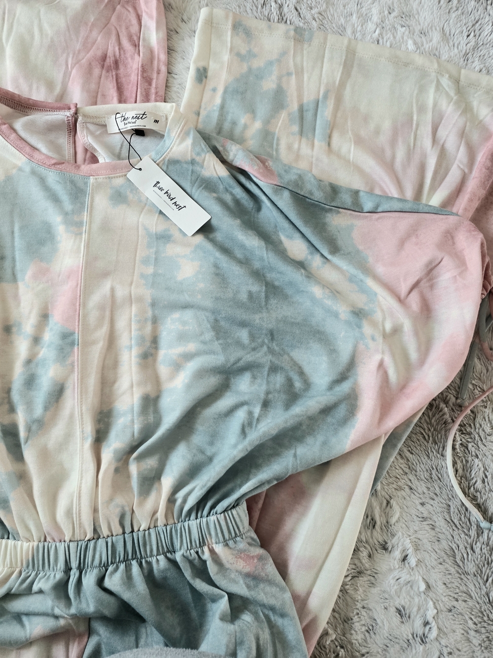 Three Bird Nest - CAROLINA COMFY - Wide Leg Jumpsuit MED - Picture 4 of 6